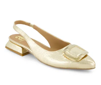 Andrea Women's Slingback Flats 69888 In Gold
