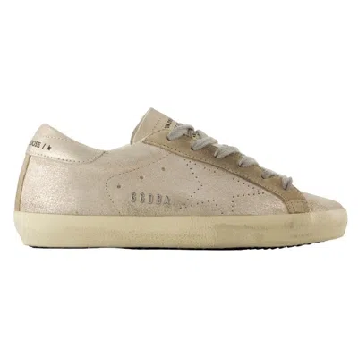 Golden Goose Super Star Sneakers -  Deluxe Brand - Leather - Beige In Neutral