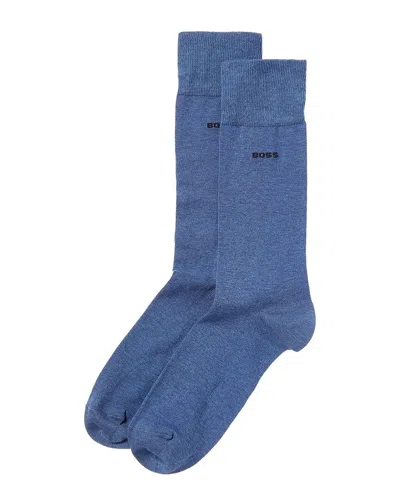 Hugo Boss 2pk Tom Socks In Blue
