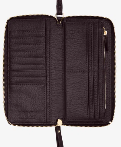 Inc International Concepts Hazel Zip-around Quilt Wristlet, Exclusively At Macy's In Purple