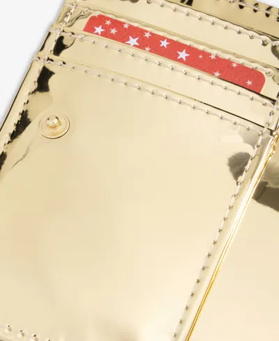 On 34th Angii Solid Zip-around Wallet, Macy's Exclusive In Gold