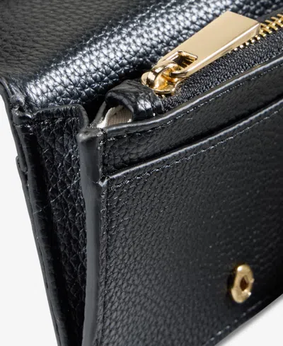 On 34th Angii Solid Zip-around Wallet, Macy's Exclusive In Black