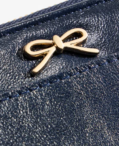 On 34th Angii Solid Zip-around Wallet, Macy's Exclusive In Blue