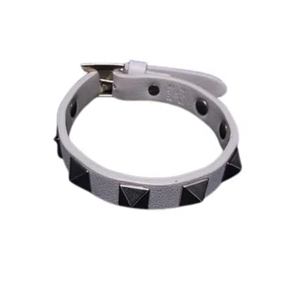 Pre-owned Valentino Garavani Leather Charm Bracelet () In Multi