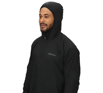 Marmot Men's Aerothermal Hooded Jacket In Black