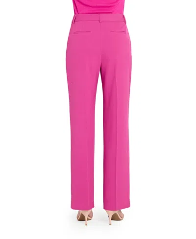 Tahari Asl Women's Flare Leg Pants In Pink