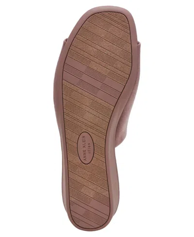 Anne Klein Women's Wishful Wedge Heel Sandals In Pink