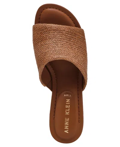 Anne Klein Women's Charisma Peep-toe Wedge Heel Sandals In Multi