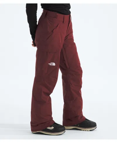 The North Face Women's Freedom Insulated Pants In Burgundy