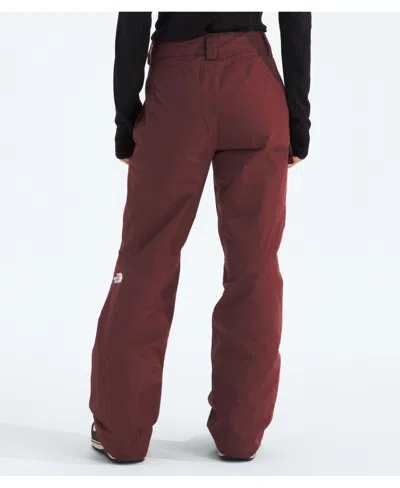 The North Face Women's Freedom Insulated Pants In Burgundy