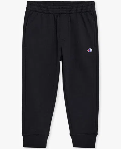 Champion Boys Toddler 2t-4t Colorblock Hoodie And Pants, 2-piece Set In Black