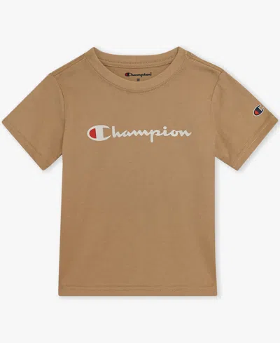 Champion Boys Toddler 2t-4t Long-sleeve Hoodie And Pants, 2-piece Set In Black