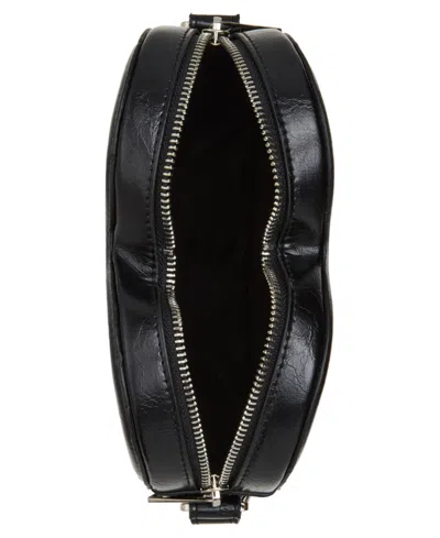 Madden Girl Fran Heart Crossbody Bag In Black