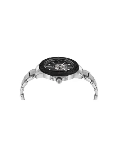 Plein Sport Mens City Rush 3 Hand Date Quartz Stainless Steel Bracelet 45mm In Multi