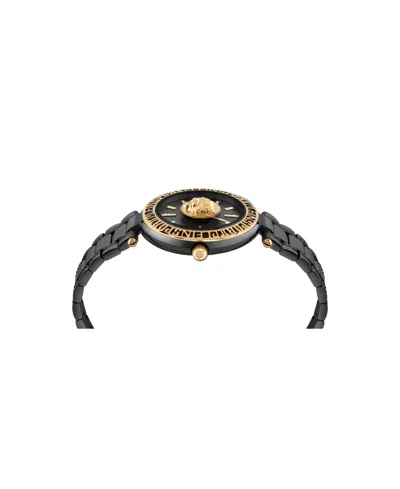 Plein Sport Womens Opium 2 Hand Quartz Ip Black Bracelet 38mm In Black
