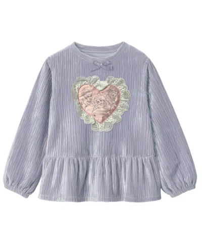 Disney Kate Mack Girls 2t-6x Princess Top And Pants, 2-piece Set In Purple