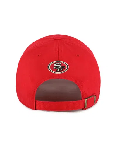 47 Brand Women's Scarlet San Francisco 49ers Zoey Clean Up Adjustable Hat In Red