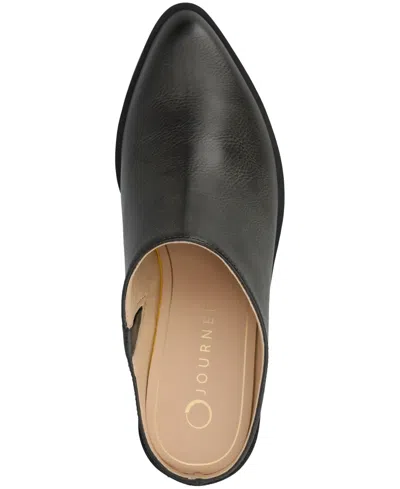 Journee Collection Women's Tomeka Pointed Toe Mules In Black