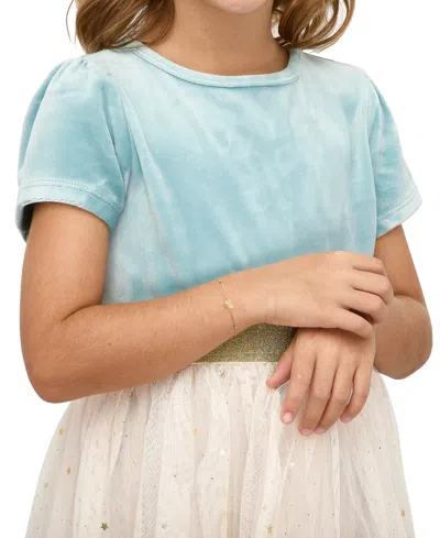 Italian Gold Heart Bracelet In 14k Yellow Gold In Gold