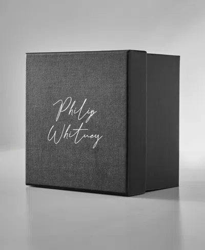 Philip Whitney Strata Textured Geometric Bowl In Transparent