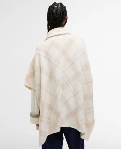 Barbour Wool-blend Vienna Scarf And Cape In Multi