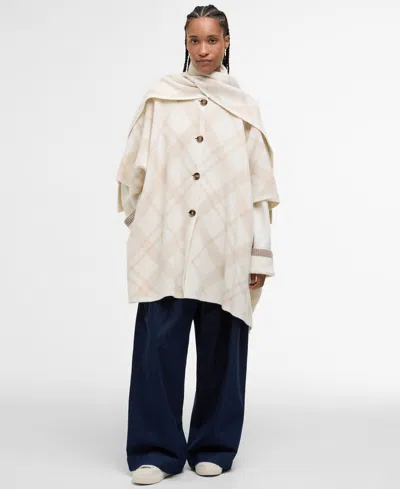 Barbour Wool-blend Vienna Scarf And Cape In Multi