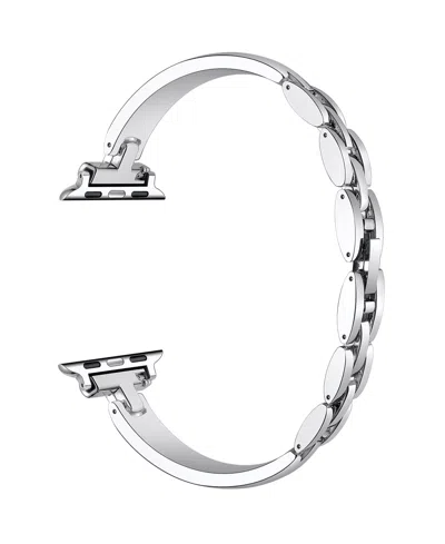 Posh Tech Alexis Stainless Steel Bracelet Band For Apple Watch In Silver