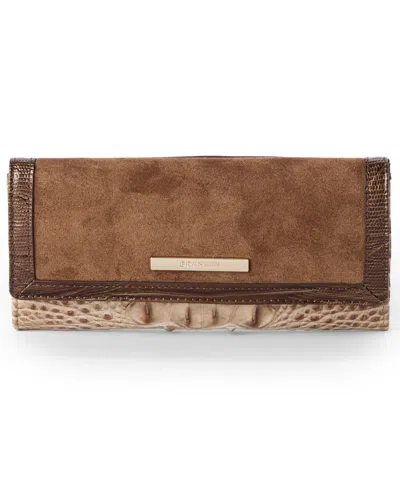 Brahmin Cordelia Ensemble Trifold Wallet In Brown