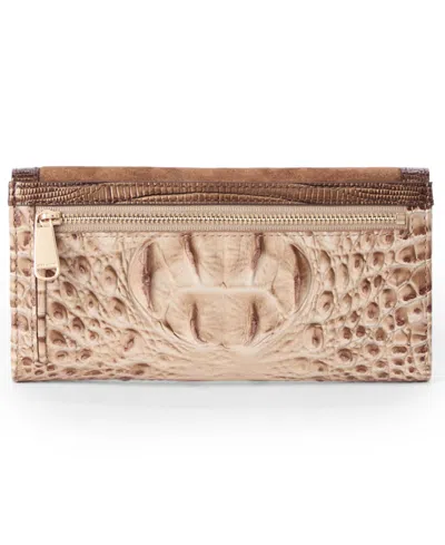 Brahmin Cordelia Ensemble Trifold Wallet In Brown
