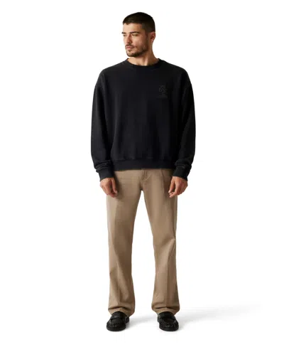 Guess Men's Vintage Wash Quattro G Sweatshirt In Black