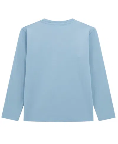Guess Boys 8-18 Long-sleeve Logo T-shirt In Blue