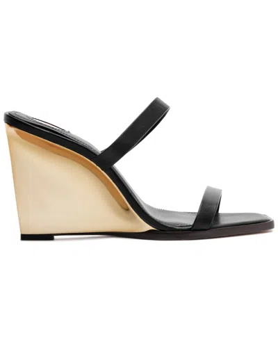 Arezzo Women's Alex Wedge Sandal In Black
