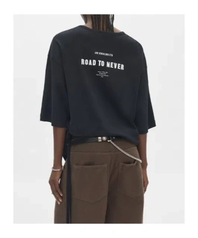 Ann Demeulemeester Short-sleeved T-shirt In Blue