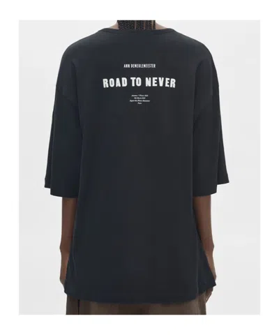 Ann Demeulemeester Short-sleeved T-shirt In Blue