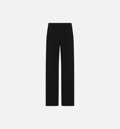 Dior Draped Regular-fit Pants In Black