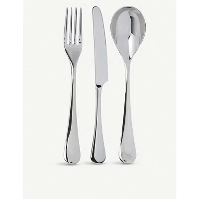 The White Company Silver Symons Stainless Steel Cutlery Set 24-pieces In Silver