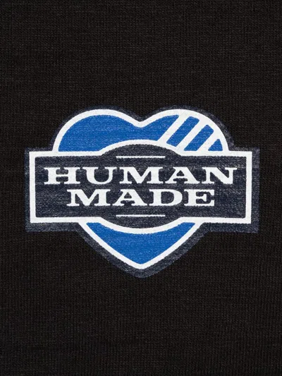 Human Made Heart-logo Cotton T-shirt In Black