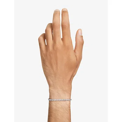Swarovski Womens Silver Matrix Rhodium-plated And Zirconia Bracelet