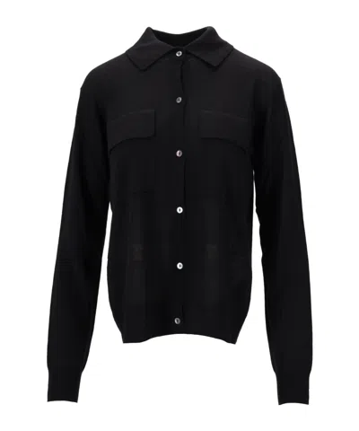 P.a.r.o.s.h Buttoned Cardigan In Black