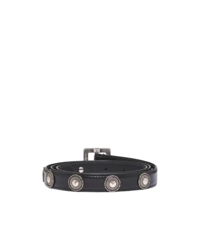Ann Demeulemeester Decorative Belt In Black