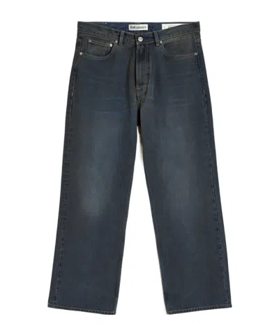 Our Legacy Third Cut Cotton Jeans In Black