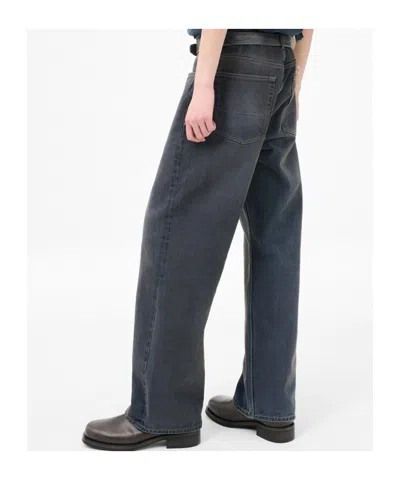 Our Legacy Third Cut Cotton Jeans In Black