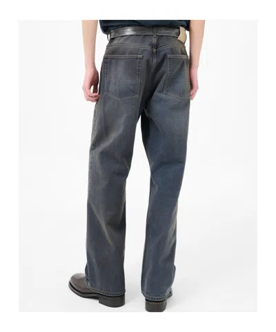 Our Legacy Third Cut Cotton Jeans In Black