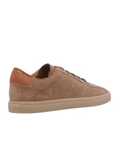 Common Projects Field Trainer Sneakers In Camel Suede In Brown