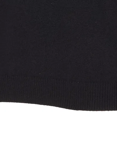 Auralee Baby Crewneck Sweater Long Sleeves In Black