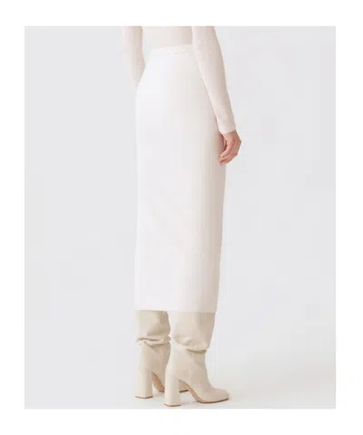 Fabiana Filippi Pleated Midi Skirt In Neutral