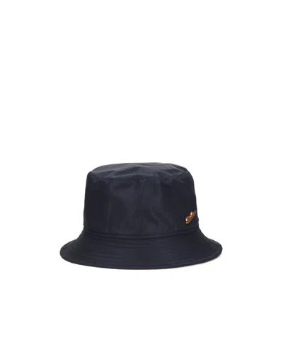 Borsalino Morgan Rainproof Bucket Hat In Blue