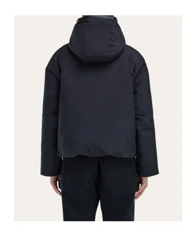 Ferragamo Padded Blouson In Blue