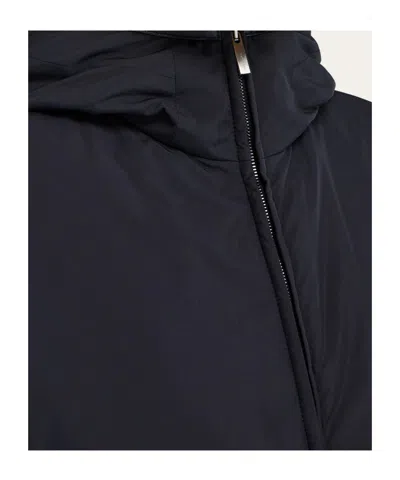 Ferragamo Padded Blouson In Blue