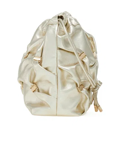 Ferragamo Mini Bucket Bag With Vara Bows In Blue